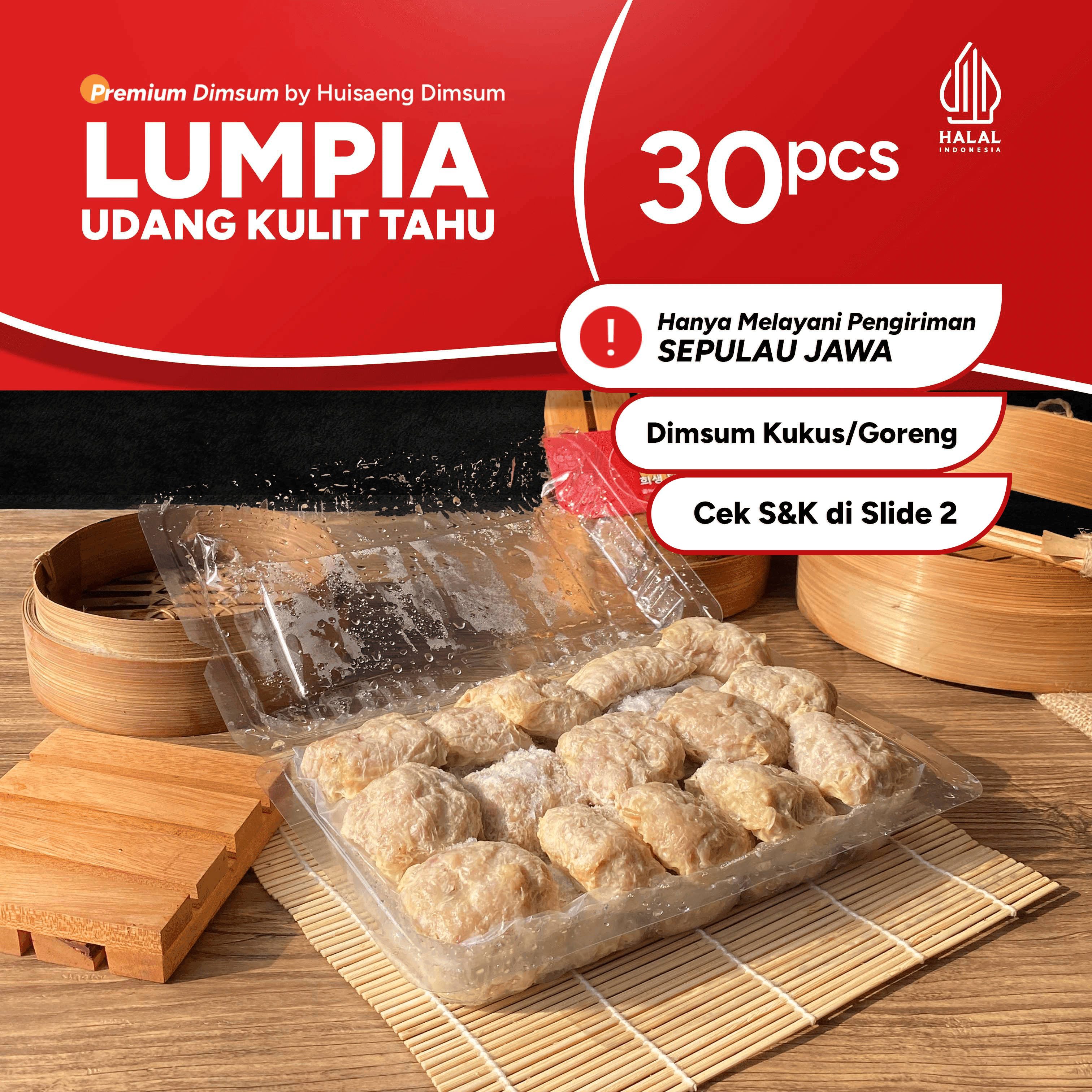 Lumpia Udang Kulit Tahu